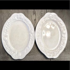 Royal Worcester Palissy Honey Orchard platters